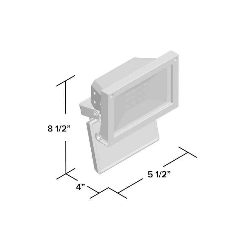 LED Solar Power Dusk to Dawn Flood Light