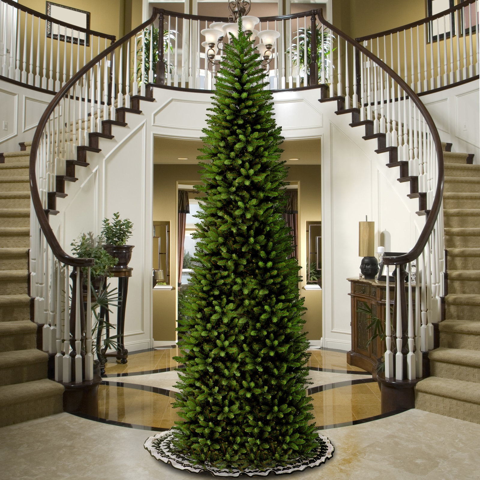 The Holiday Aisle® Kingswood Fir Pencil Tree, 14' H