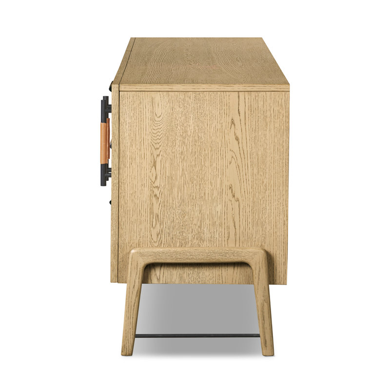 Rosedale Media Console-Yucca Oak Veneer, Natural