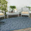 Tapis intérieur / extérieur bleu marine / gris Arneshia-236962214