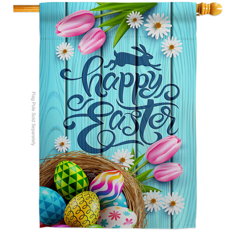 Drapeau de jardin Daisy, H 40 po x l 28 po