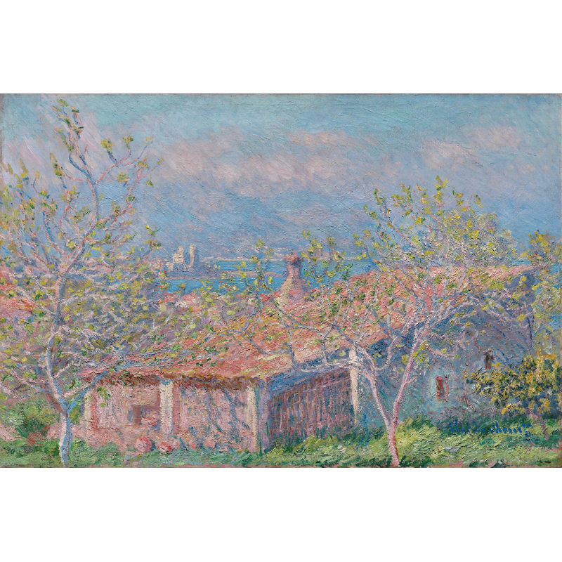 "Gardener's House at Antibes", reproduction sur toile tendue, H 30 po x l 45 po