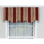 Striped Scalloped Window Valance