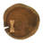 Round Solid Tree Trunk Side Table Natural and Black