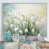 Cadre flottant blanc