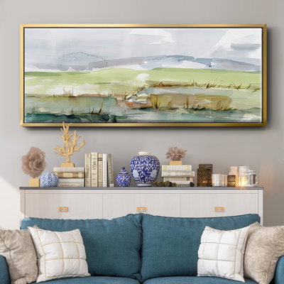 Pastel Inlet I - toile encadrée