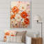 Art mural orange et beige Fiery Blooms 2 - souci-1762244308-1795987791