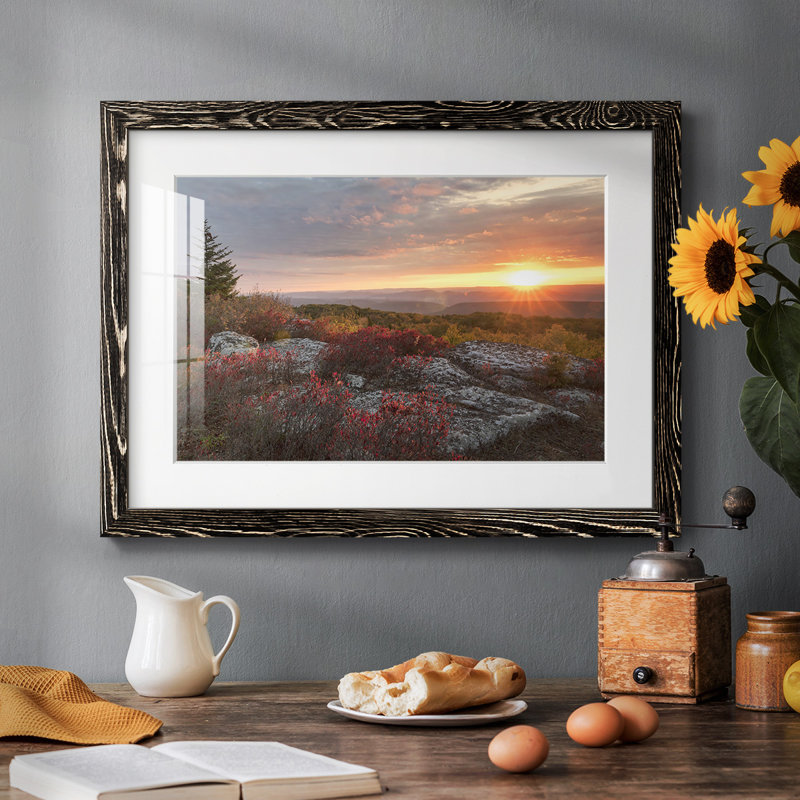Good Morning, reproduction d'art encadrée, H 26 po x l 38 po, Noir