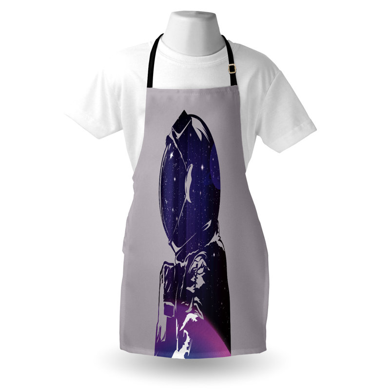 No Pattern Bib Apron