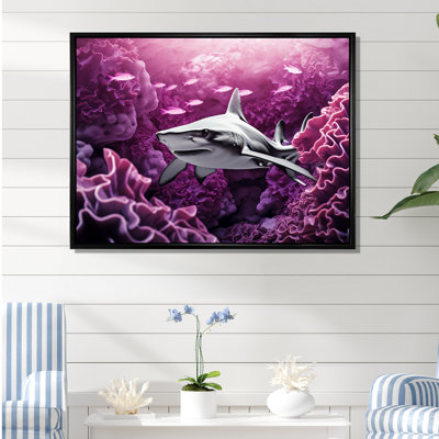 " Hammerhead Purple Sharks I "