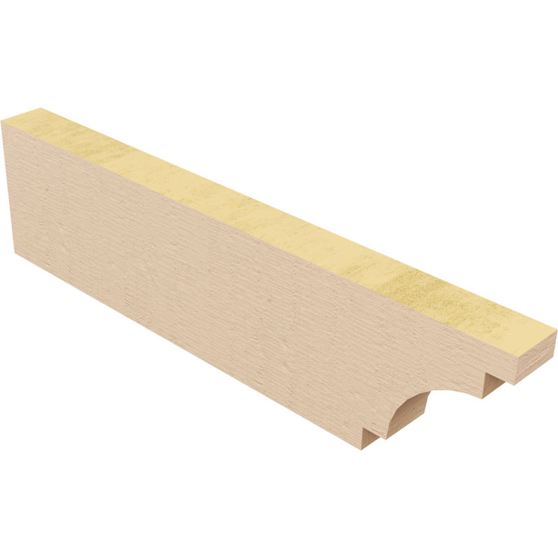 Bois de méditerranée TimberThane Ra partier, brun clair apprêté, H 6 po x l 24 po x P 2 po