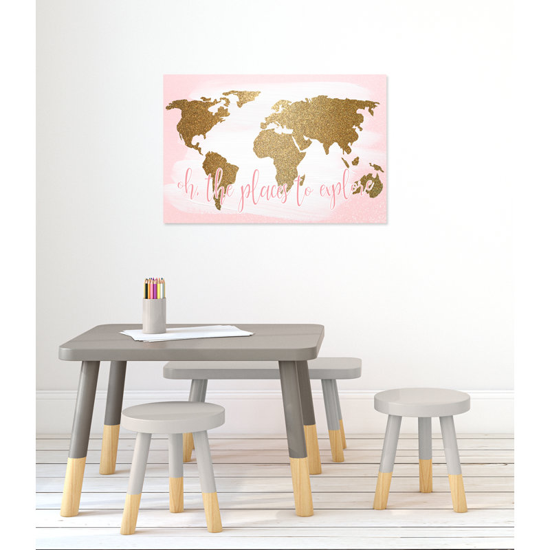 Impression sur papier Explore, H 24 po x l 36 po x P 1,5 po, Canevas