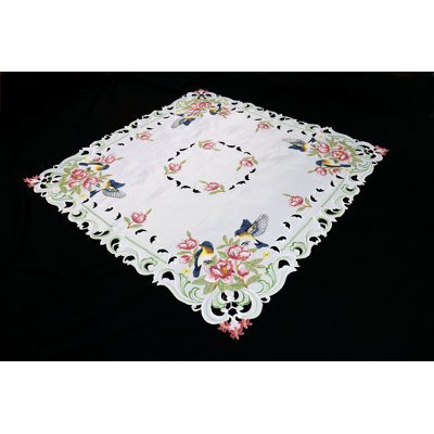 Mccrea Floral Square Table Topper
