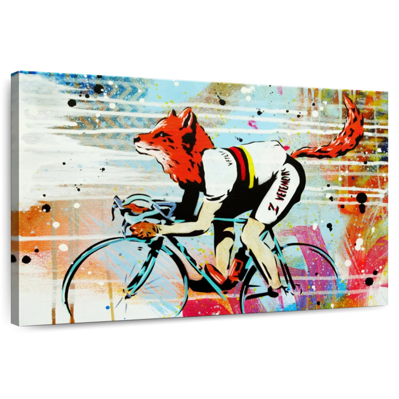Brampt Le Fox, 30" H x 45" W
