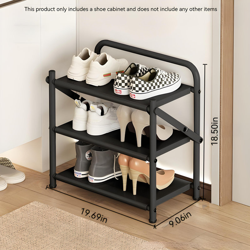 Pull-Out Shoe Rack - Foldable Dust-Proof Shoe Storage Shelf With Easy Assembly