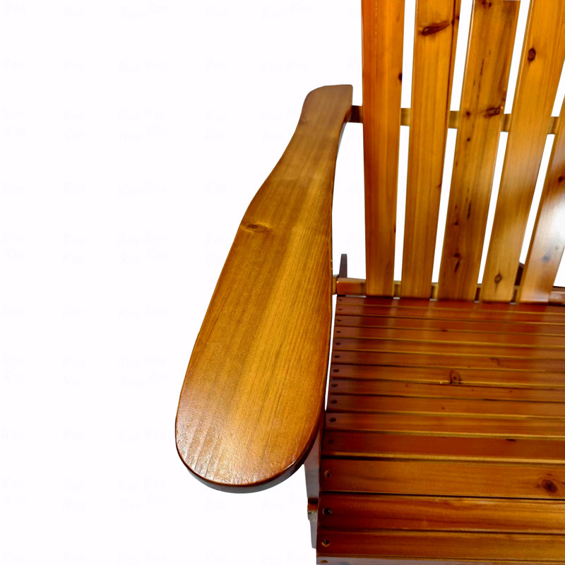 Indoor Or Outdoor Adirondack Chair, Foldable Oak