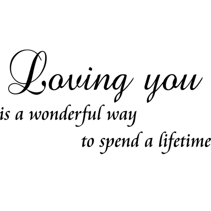 Text & Numbers Wall Decal, 11" H x 22" W
