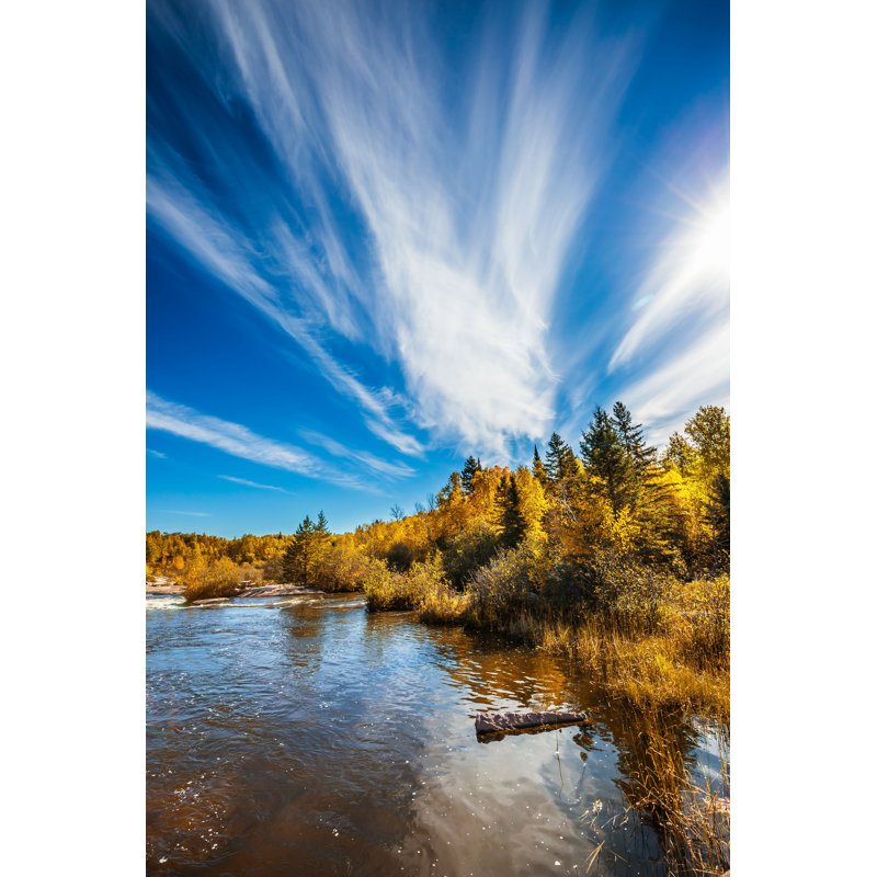 Incroyable Cirrus Clouds par Kavram - photographie sur toile tendue, L 8 po x H 12 po