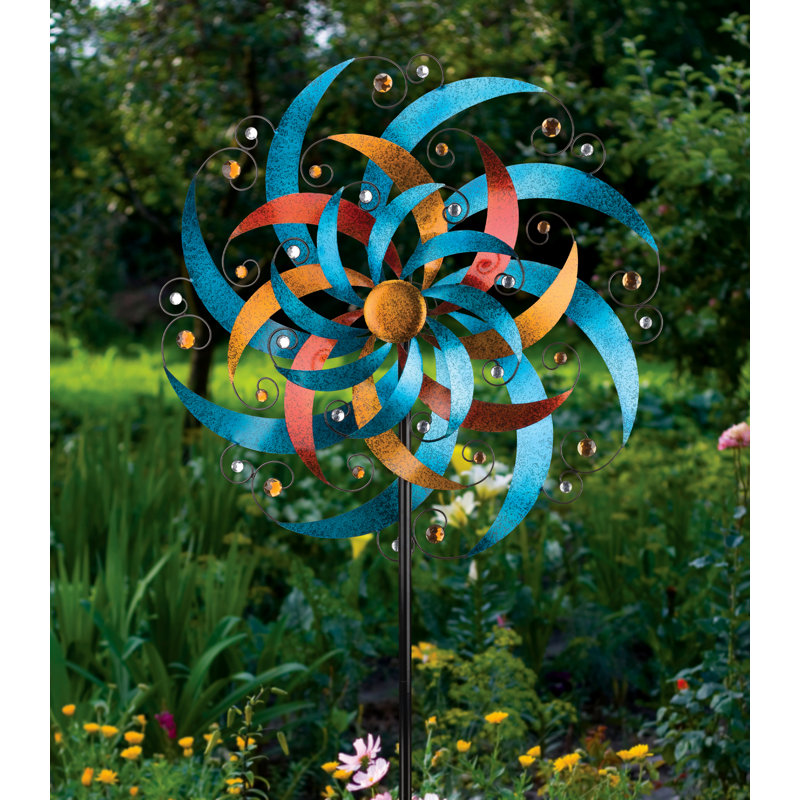 Weather Resistant Metal Abstract Rotator