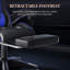 Fauteuil de jeu avec support lombaire de massage et repose-pieds-392623156