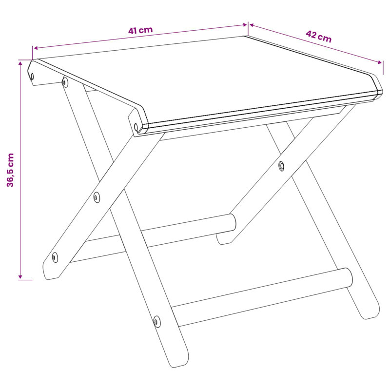 Polyester Patio Folding Chair Folding Chair Set, Red