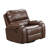 Transitional Style Manual Recliner Pillow Top Arms Mocha Finish Primary Living Room