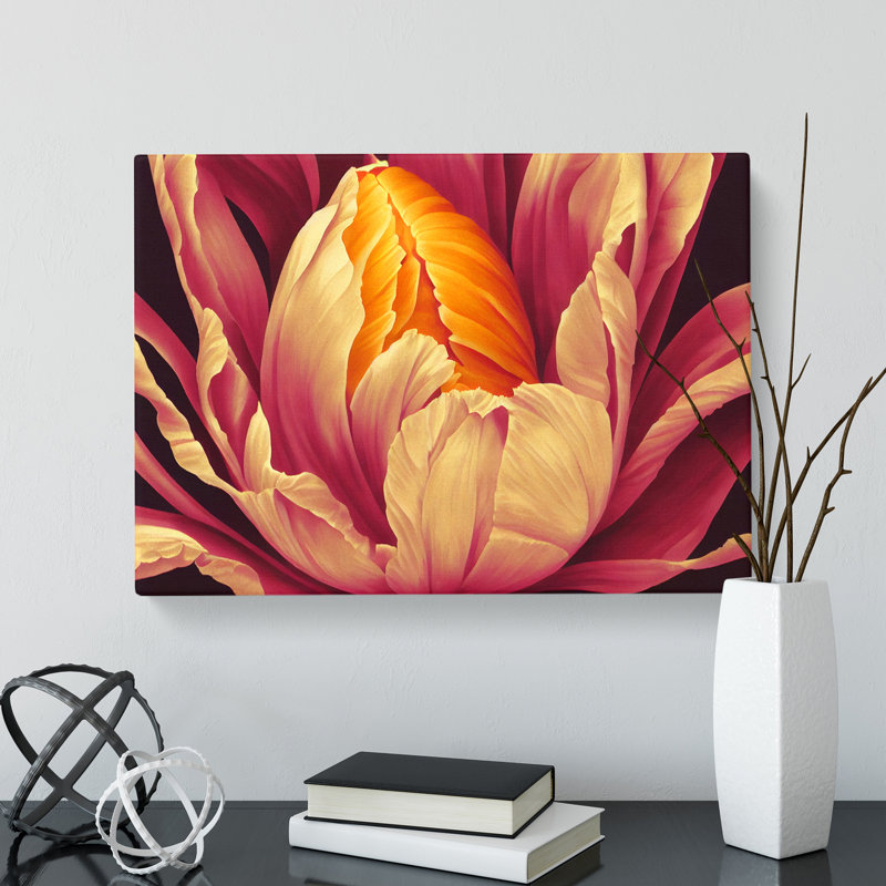 Iconic Flower - Wrapped Canvas, 35cm H x 50cm W x 3cm D