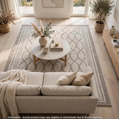 Tapis à motif de treillis Winie