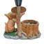 Statue de chat mignon pour jardin, sculpture décorative pour l'intérieur et l'extérieur