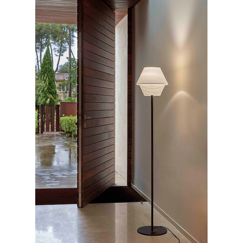 Hotel Floor Lamp, Natural White, Non-Dimmable, Matte Black