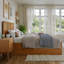 Lit plateforme en bois massif avec pied de lit et lit gigogne Maud-107447973