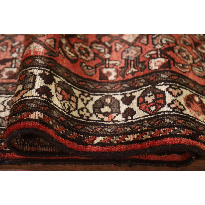 Tapis de couloir géométrique traditionnel 4 x 10
