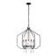 Lustre géométrique à 4 lumières de style bougie Jarrett-463395161