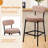 Modern Curved Back Upholstered Counter Stool-266403264