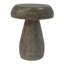 Table d'appoint champignon, texture grain de bois, look rétro, imperméable, multifonctionnel pour le salon, diamètre de 13,2 pouces, table de 20,5 pouces de couleur naturelle, oxyde de magnésium, design fantaisiste,