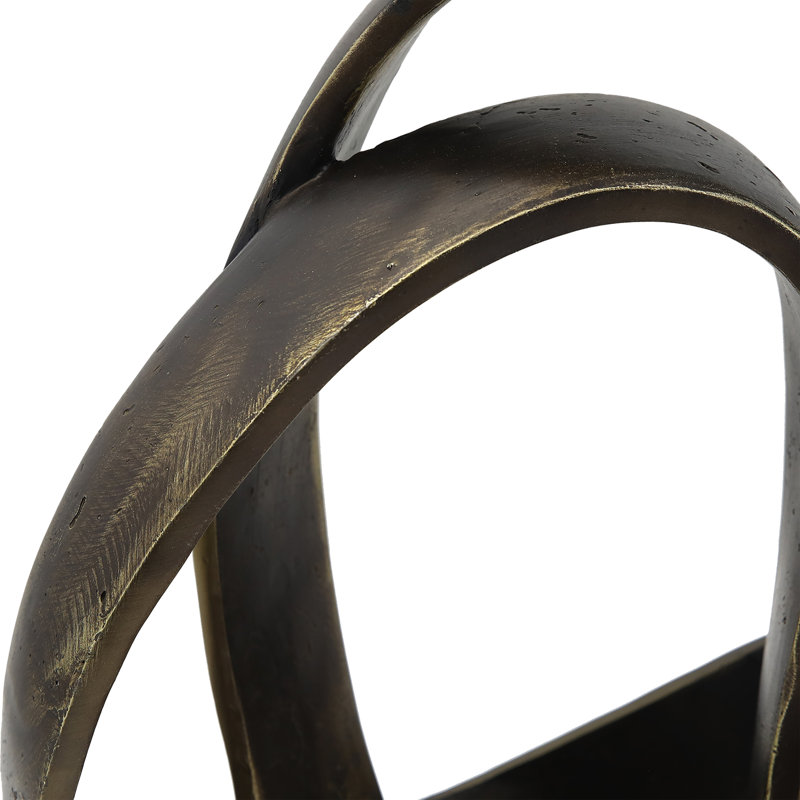 Medich, objet statuaire de 13 po Toluca, bronze