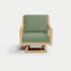 Solerno Heated Swivel Chair — Dove-739103911