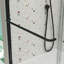 Porte de douche, porte coulissante, avec verre trempé de 1/4 po-112520029