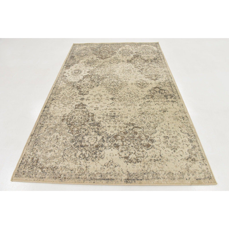 Wilhoit Abstract Indoor Rug, Rectangle 5' x 8'