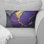 Abstract Geode Purple I - Abstract Marble Printed Throw Pillow