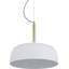 Bautz 1 - Light White/Gold Dome Pendant