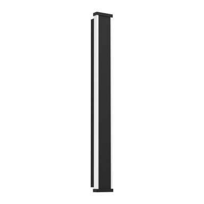 Matte Black 7cm H Outdoor Sconce