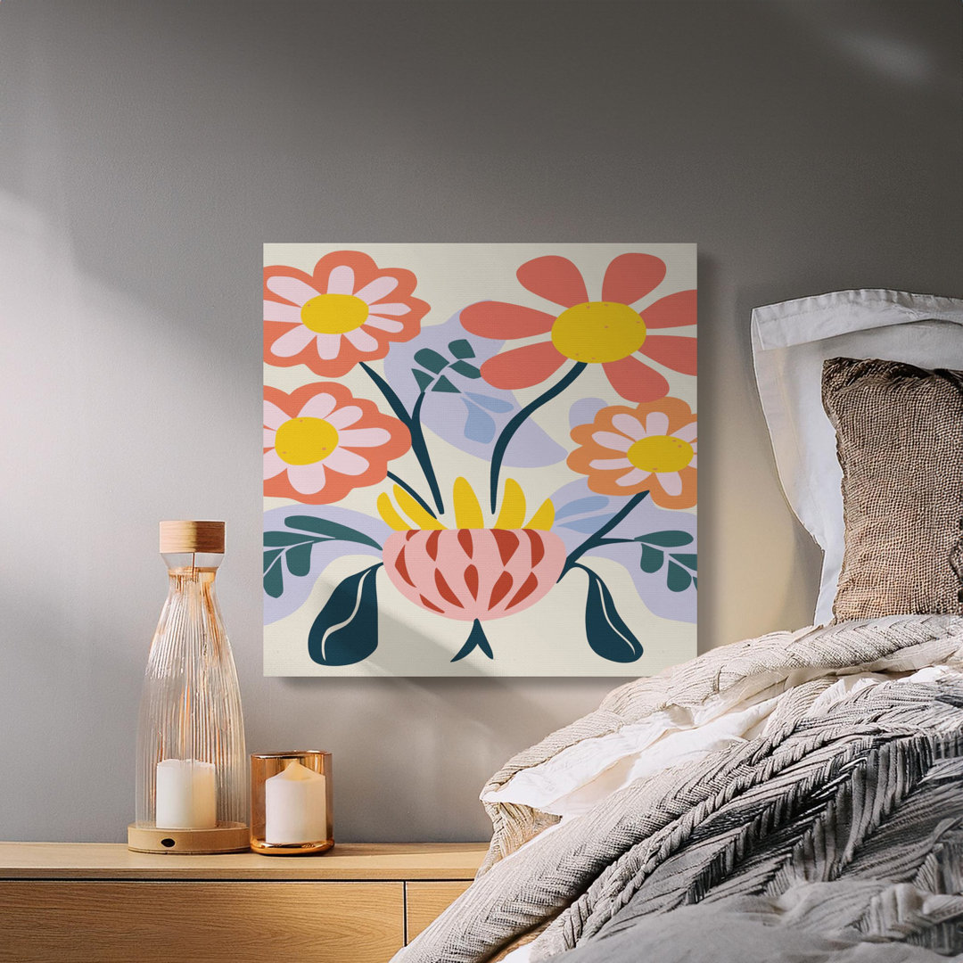 Elegant Floral Botanical Canvas Wall Art