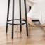 Bigvai Counter Stool with Metal Frame-2002472034