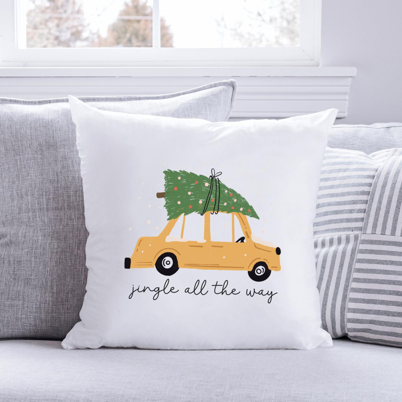 Coussin Christmas illustration3, 16 po x 16 po