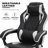 Reclining Computer Chair with Footrest & Detachable Lumbar Support 360 Degree Swivel-183082438