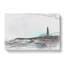 Blackpool Tower & Beach in Abstract - Wrapped Canvas-55315149