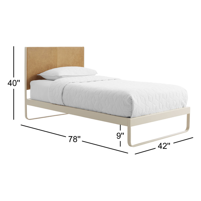 Me Time Upholstered Bed, Twin