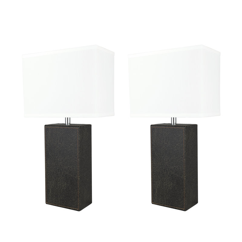 Lampe de table 21,25 po Groover, Marron