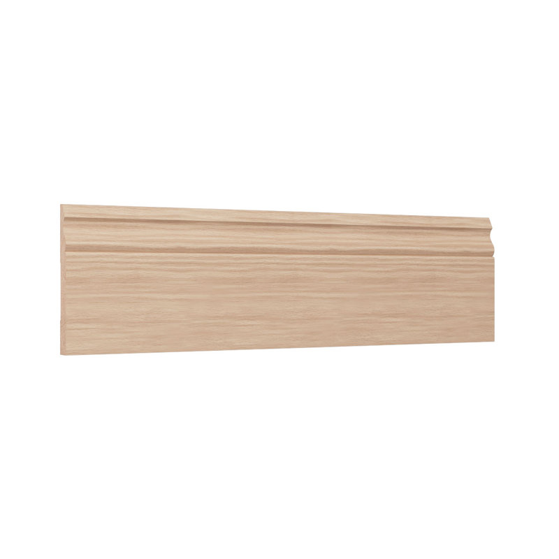 96" Red Oak Solid Hardwood Baseboard Moulding